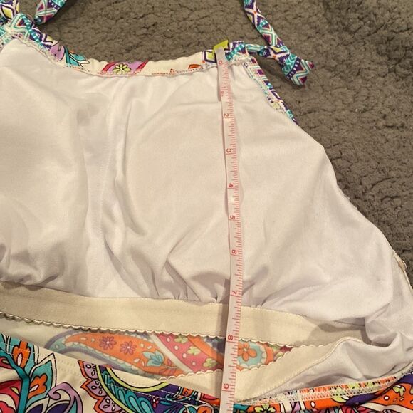 Gibson Latimer Halterkini Swim Top Size Large Halter Top - Picture 12 of 13